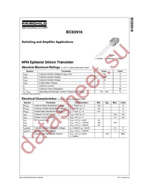 BC63916_D26Z datasheet  